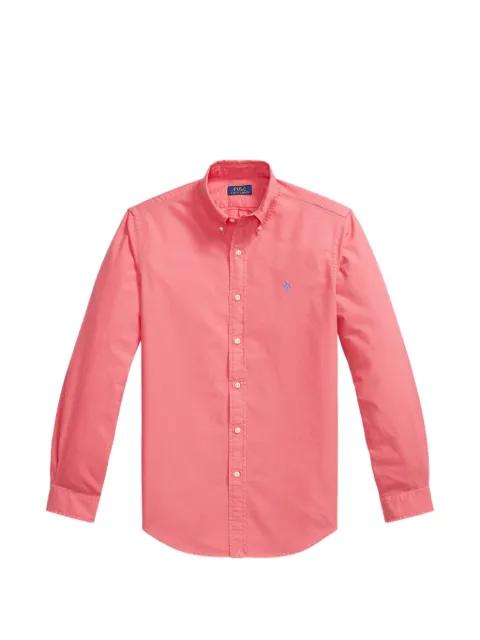 embroidered custom fit oxford shirt by POLO RALPH LAUREN