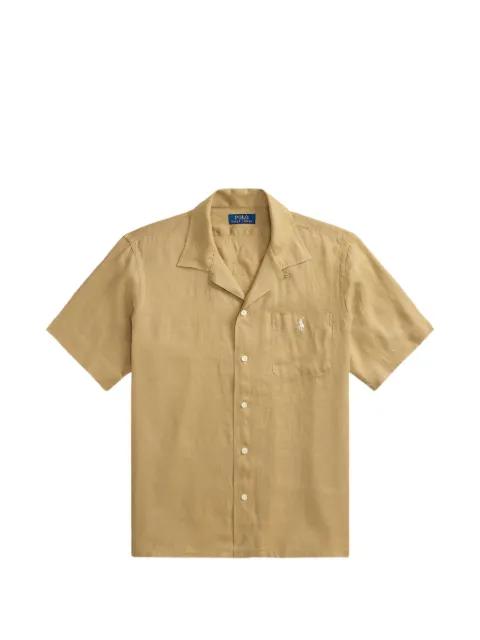 embroidered linen shirt by POLO RALPH LAUREN