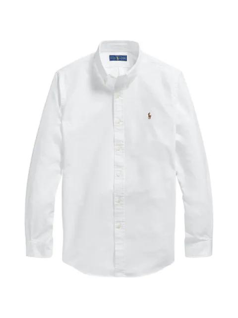 embroidered-logo button-down shirt by POLO RALPH LAUREN