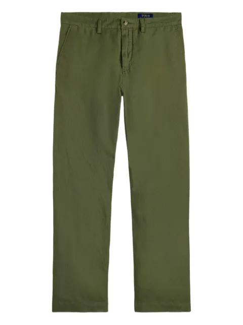 embroidered-logo chino pants by POLO RALPH LAUREN