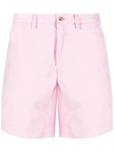 embroidered logo chino shorts by POLO RALPH LAUREN
