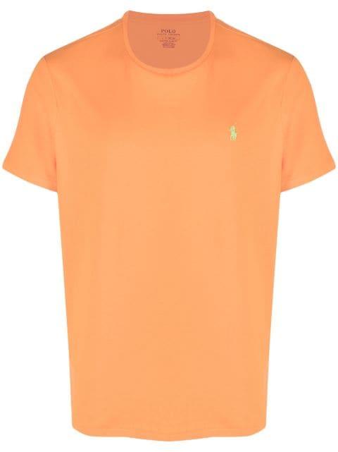 embroidered-logo cotton T-shirt by POLO RALPH LAUREN