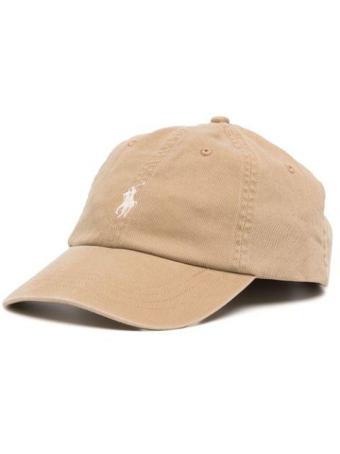 embroidered-logo cotton cap by POLO RALPH LAUREN