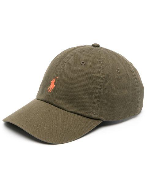embroidered-logo cotton cap by POLO RALPH LAUREN