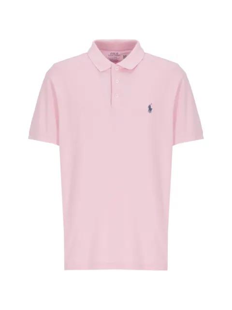 embroidered-logo cotton polo shirt by POLO RALPH LAUREN