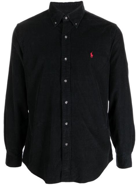 embroidered-logo cotton shirt by POLO RALPH LAUREN