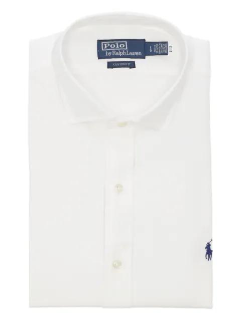 embroidered-logo cotton shirt by POLO RALPH LAUREN