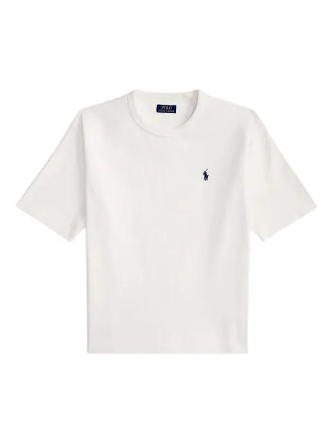 embroidered logo crewneck T-shirt by POLO RALPH LAUREN
