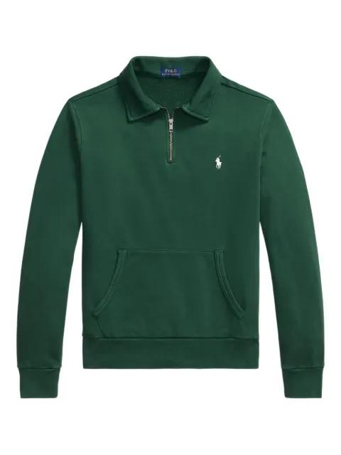 embroidered-logo half-zip sweatshirt by POLO RALPH LAUREN