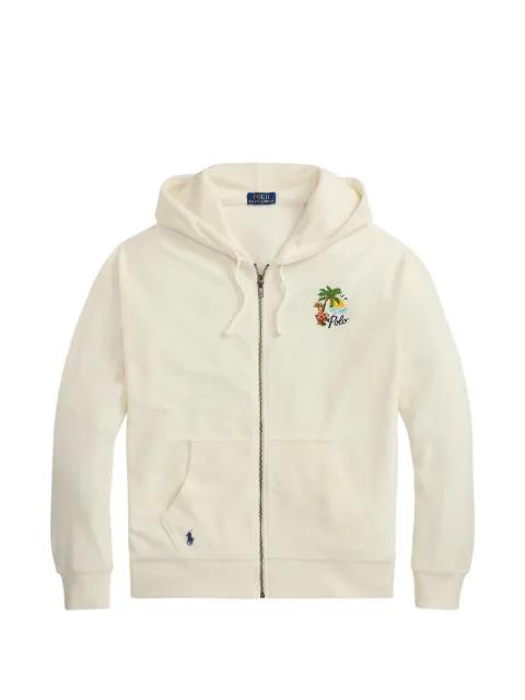embroidered-logo hoodie by POLO RALPH LAUREN