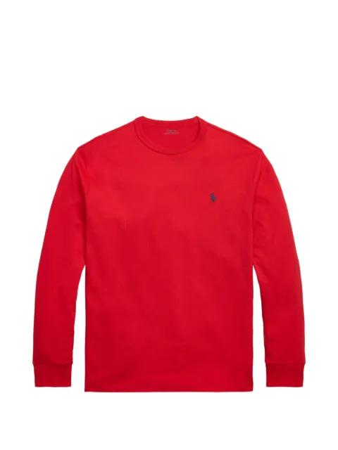 embroidered-logo long-sleeve t-shirt by POLO RALPH LAUREN