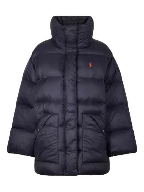embroidered-logo padded jacket by POLO RALPH LAUREN