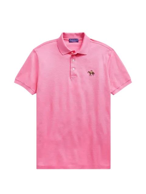 embroidered-logo piqué polo shirt by POLO RALPH LAUREN