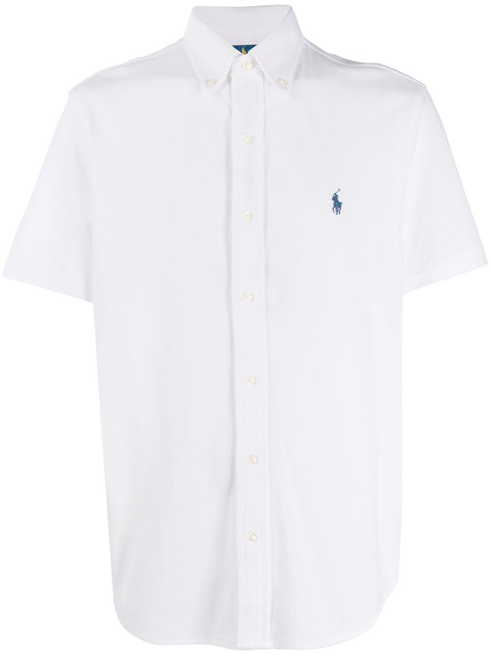 embroidered logo polo shirt by POLO RALPH LAUREN