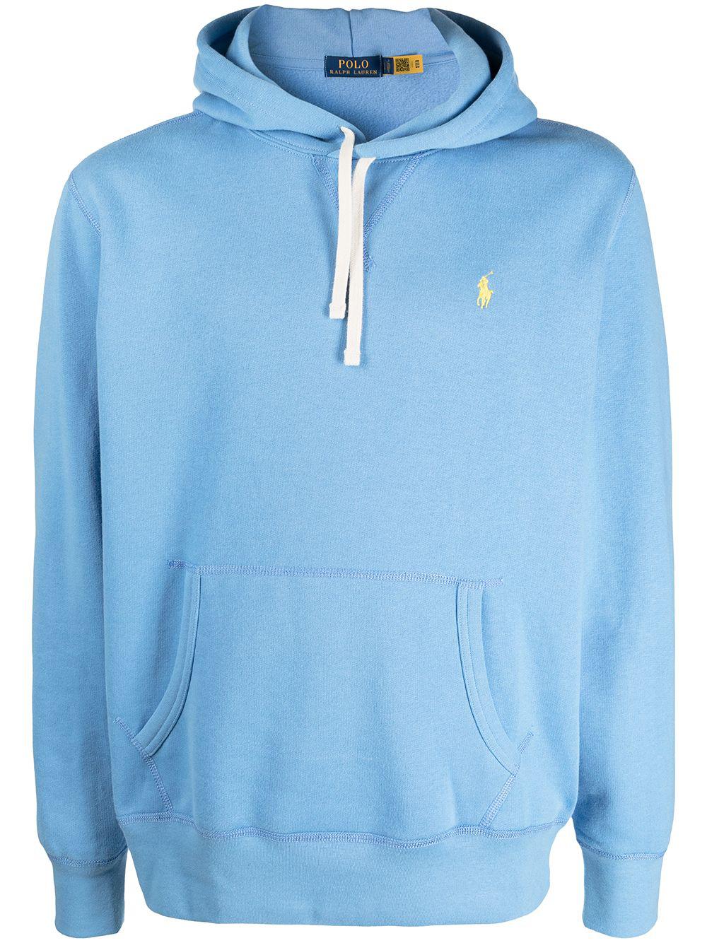 embroidered logo relaxed-fit hoodie by POLO RALPH LAUREN