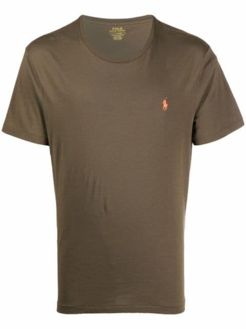 embroidered-logo short-sleeve T-shirt by POLO RALPH LAUREN