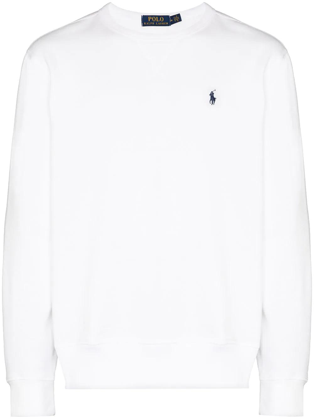 embroidered logo sweatshirt by POLO RALPH LAUREN
