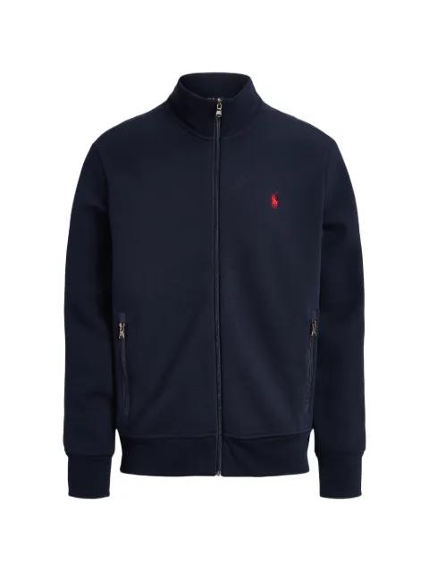 embroidered-logo zip-up sweatshirt by POLO RALPH LAUREN