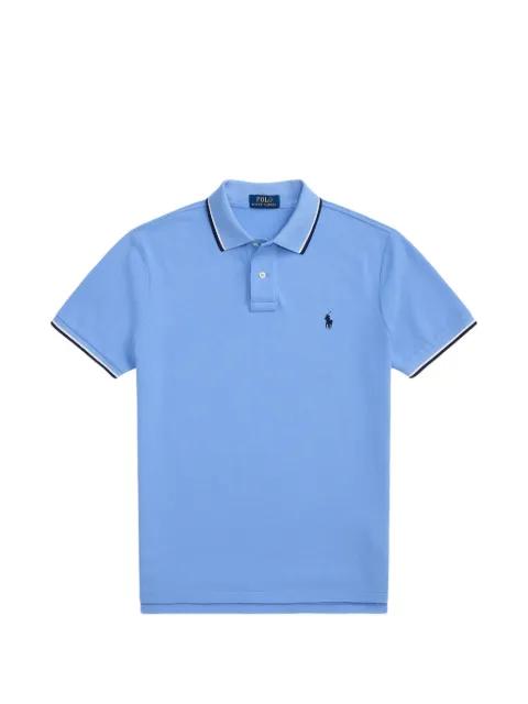 embroidered short-sleeve polo shirt by POLO RALPH LAUREN