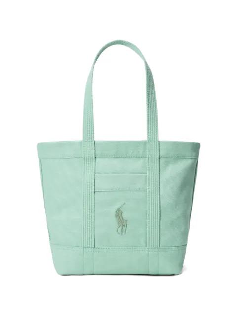 embroidered tote bag by POLO RALPH LAUREN