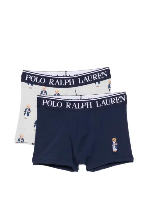 embroidered-waistband boxers (set of two) by POLO RALPH LAUREN