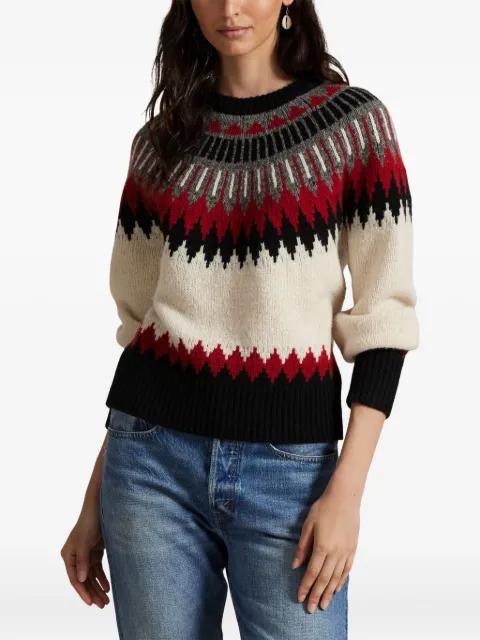 fair isle-knit crew-neck sweater by POLO RALPH LAUREN