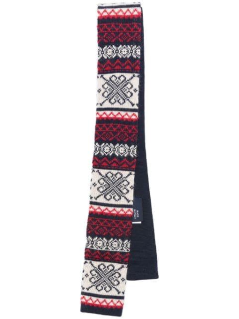 fair-isle knit tie by POLO RALPH LAUREN