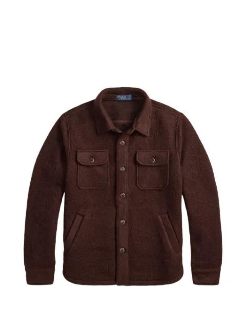 felted shirt jacket by POLO RALPH LAUREN