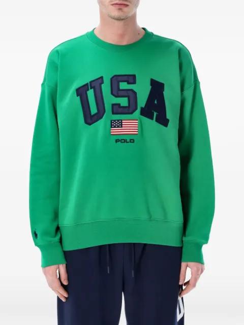 flag sweatshirt by POLO RALPH LAUREN