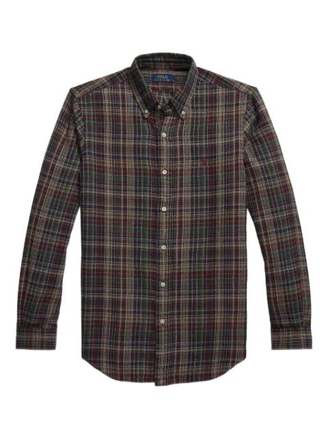 flannel plaid-pattern shirt by POLO RALPH LAUREN