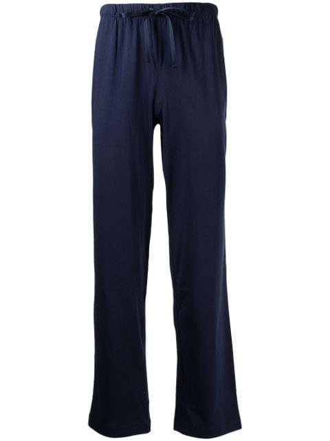 flared cotton pajama trousers by POLO RALPH LAUREN