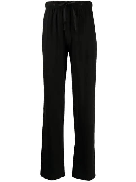 flared cotton pajama trousers by POLO RALPH LAUREN