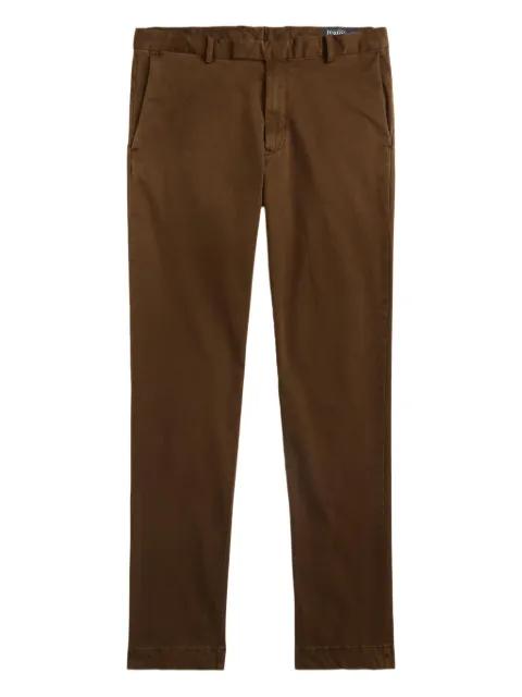 flat-front cotton trousers by POLO RALPH LAUREN
