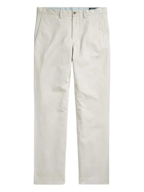 flat-front twill trousers by POLO RALPH LAUREN