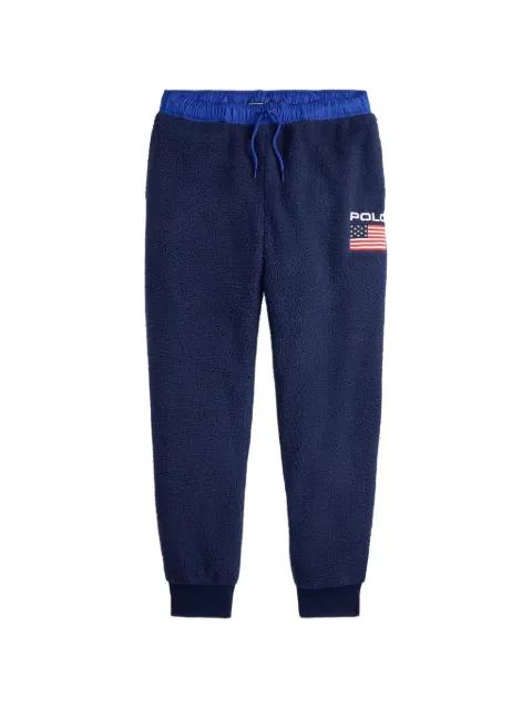 fleece-texture track pants by POLO RALPH LAUREN