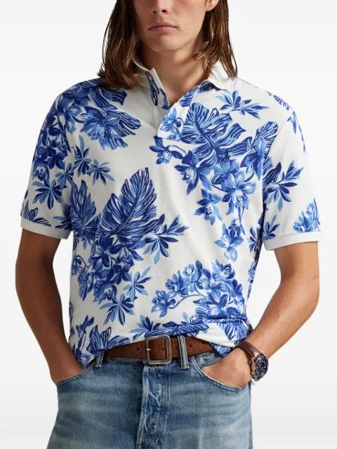 floral polo shirt by POLO RALPH LAUREN