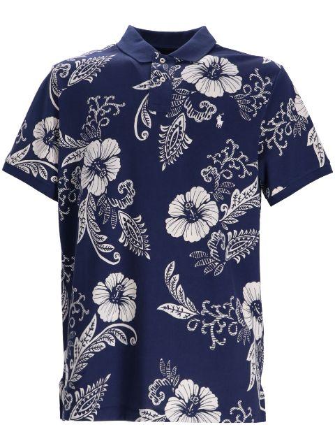 floral-print polo shirt by POLO RALPH LAUREN