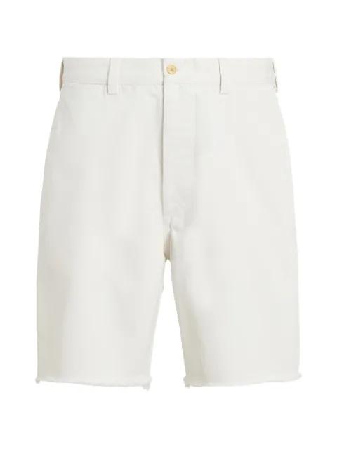 frayed-hem denim shorts by POLO RALPH LAUREN