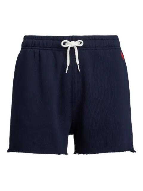 frayed-hem loungewear shorts by POLO RALPH LAUREN