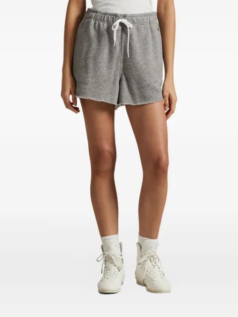 frayed-hem track shorts by POLO RALPH LAUREN