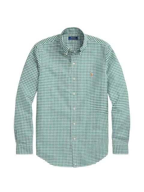 gingham button-down shirt by POLO RALPH LAUREN
