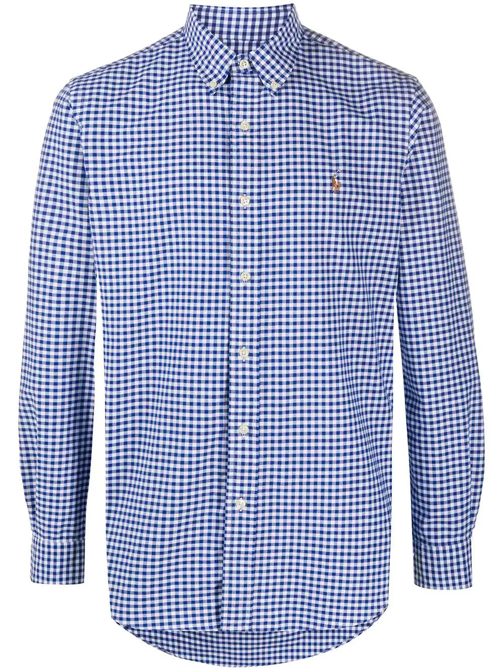 gingham button-down shirt by POLO RALPH LAUREN