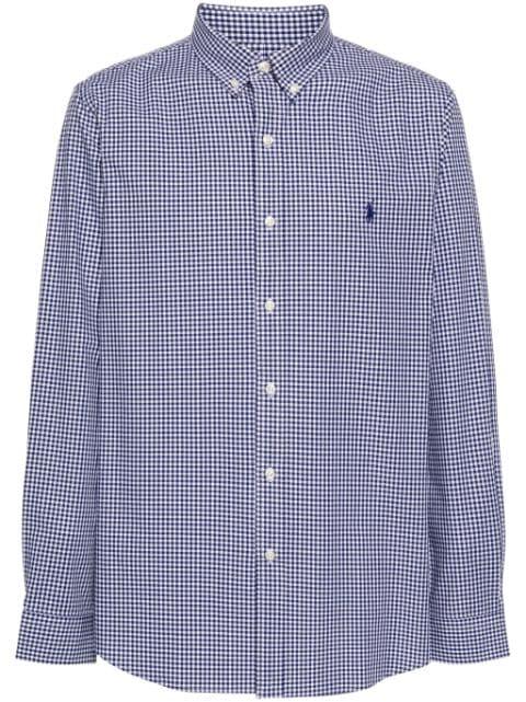 gingham cotton shirt by POLO RALPH LAUREN