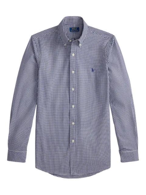 gingham long-sleeved shirt by POLO RALPH LAUREN