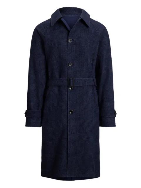 glenplaid-pattern coat by POLO RALPH LAUREN