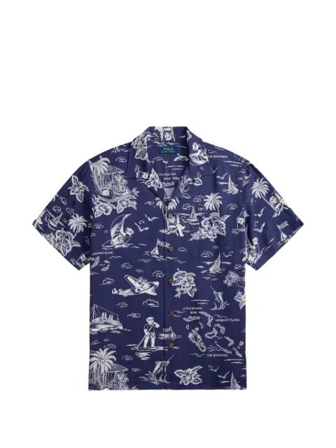 graphic-print shirt by POLO RALPH LAUREN