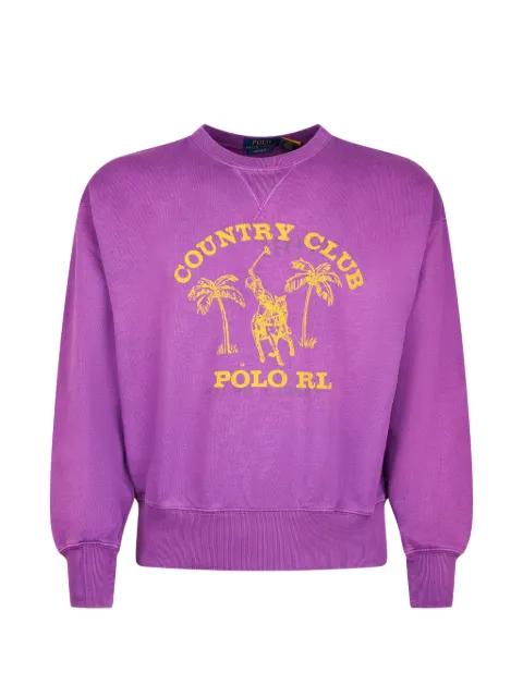 graphic-print sweatshirt by POLO RALPH LAUREN