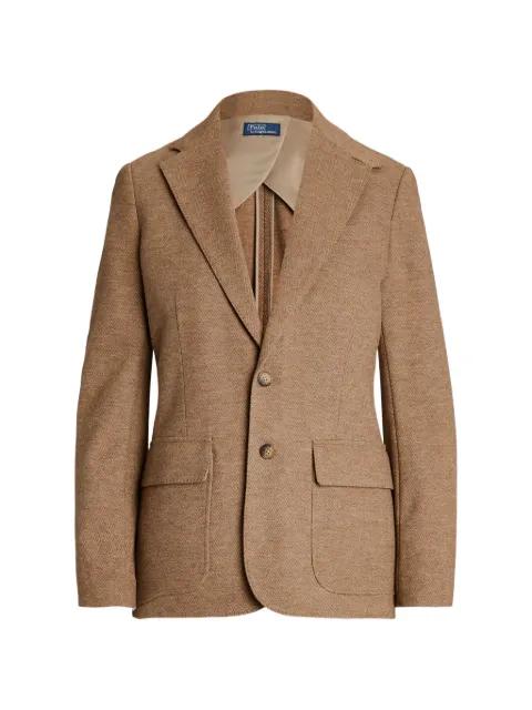 herringbone-pattern blazer by POLO RALPH LAUREN