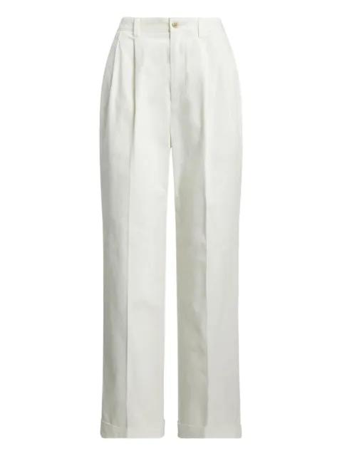 high-rise trousers by POLO RALPH LAUREN