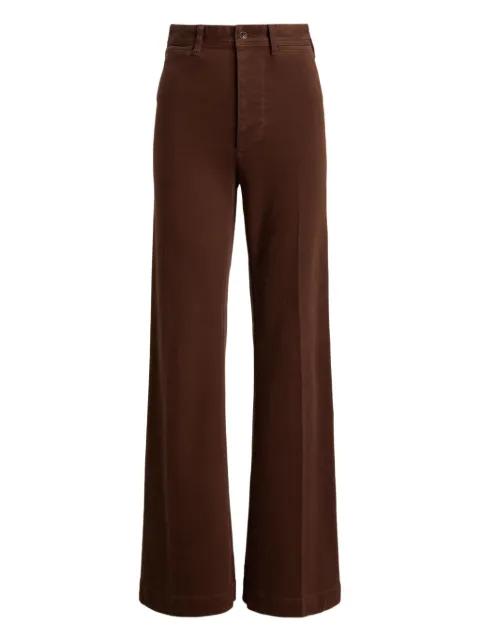 high-waisted flared trousers by POLO RALPH LAUREN